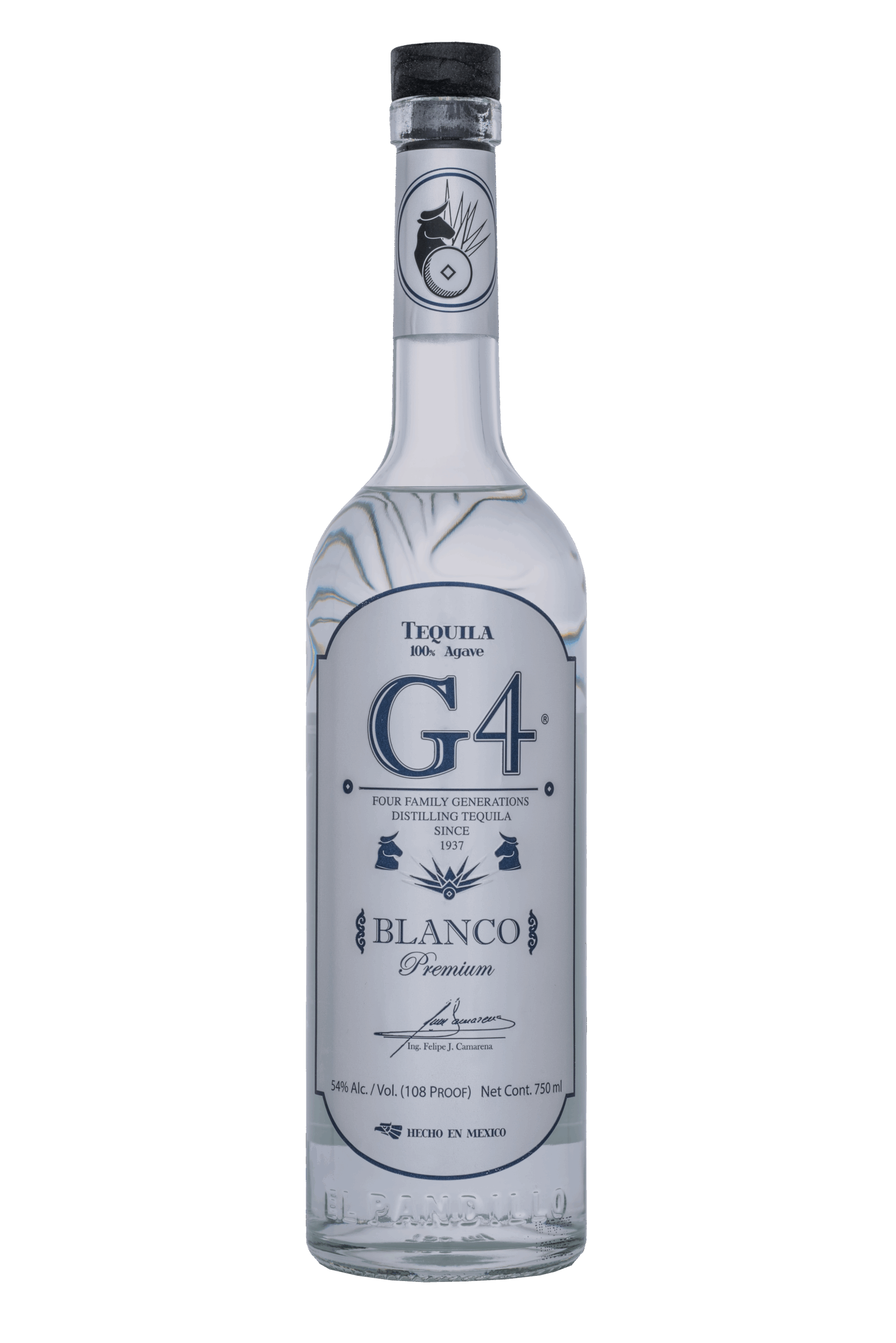 G4 Blanco 108 official product bottle